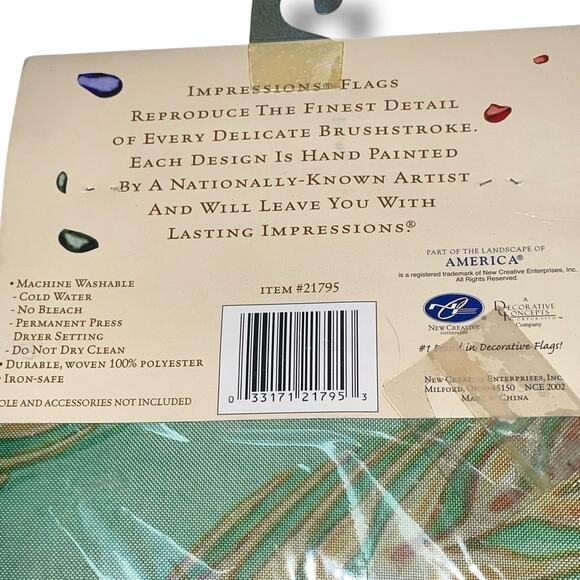 House Flag Farmhouse Rooster Chicken Checkerboard Outdoor Decor NCE 28" x 40" - Picture 8 of 11